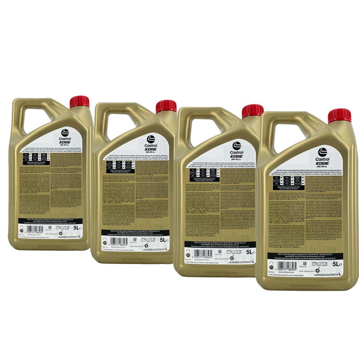 Castrol Edge 5W-30 LL 4x5 Liter