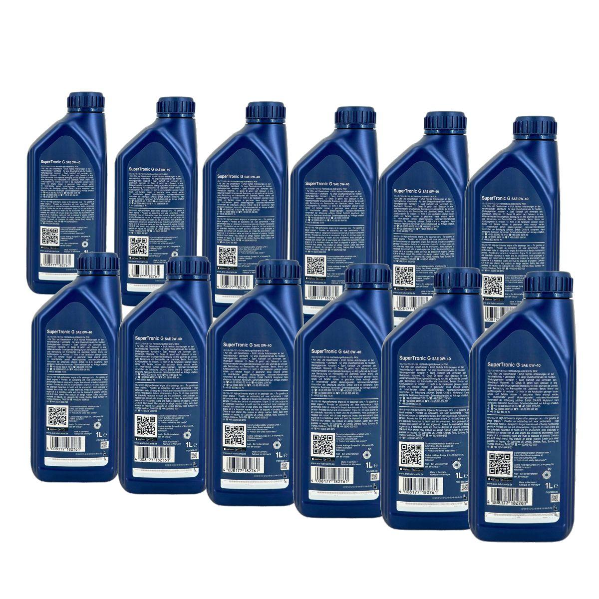 Aral SuperTronic G 0W-40 12x1 Liter