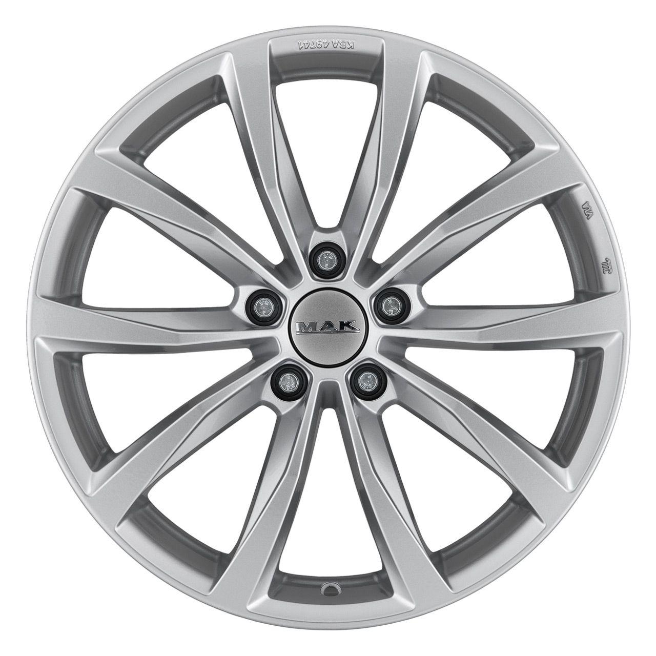 MAK WOLF silber 7.5Jx18 5x112 ET51