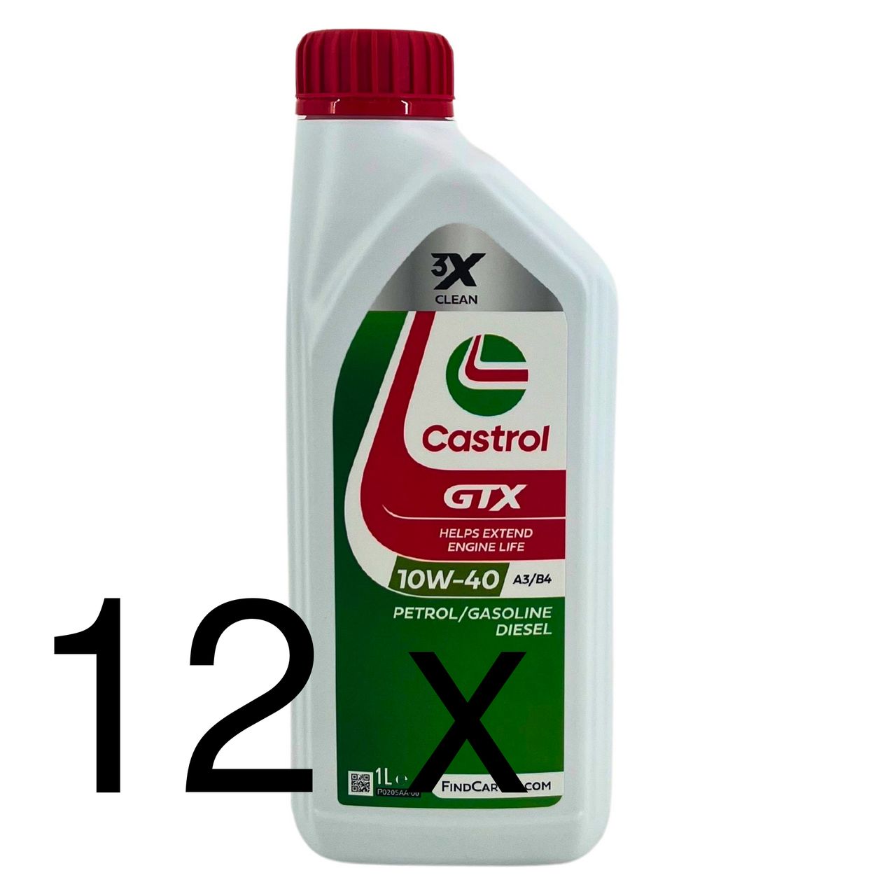 Castrol GTX 10W-40 A3/B4 12x1 Liter