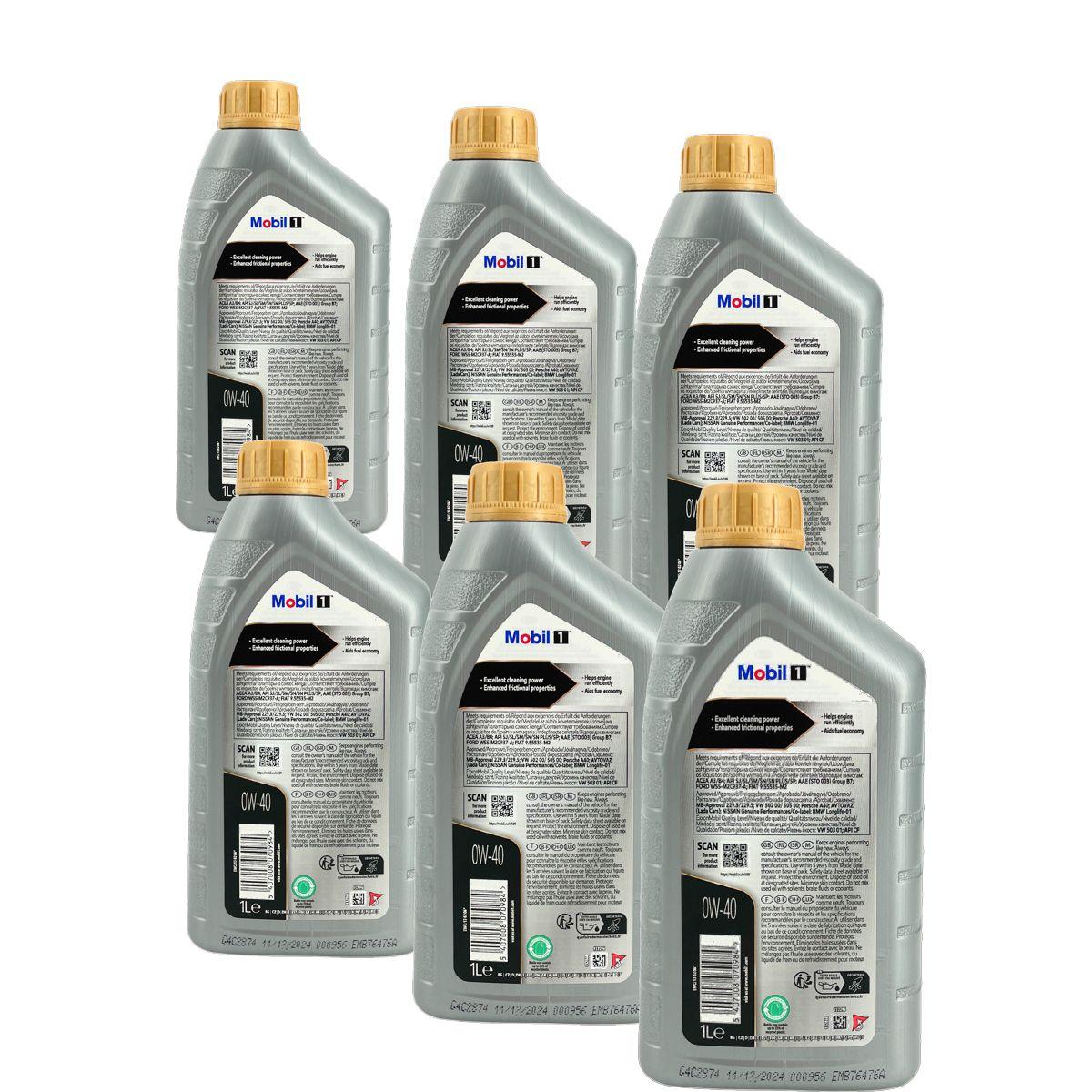Mobil 1 FS 0W-40 6x1 Liter