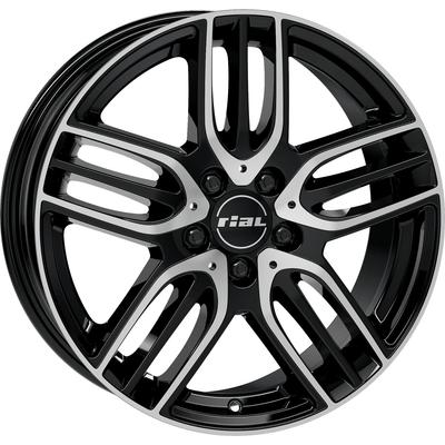 RIAL M14 diamond black front polished 7.5Jx18 5x112 ET53