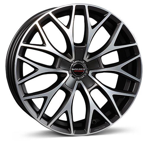 BORBET DESIGN DY dunkelgrau matt poliert 8.0Jx18 5x112 ET40