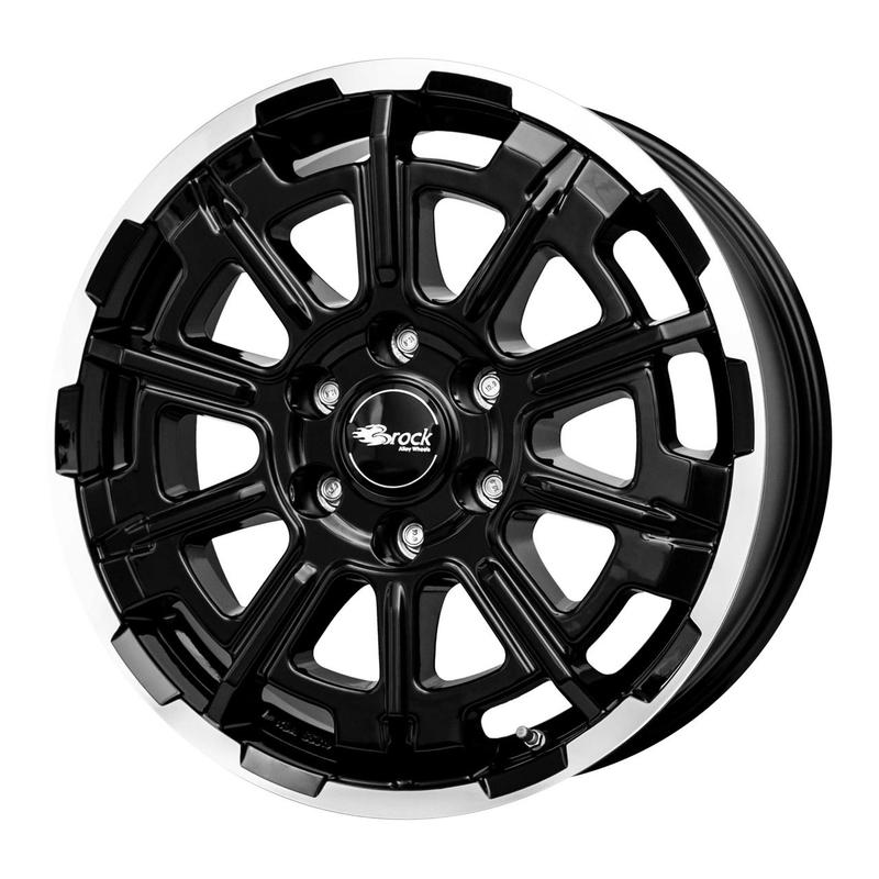 BROCK B45-5L schwarz glanz voll-poliert (sgvp) 8.0Jx20 5x120 ET43