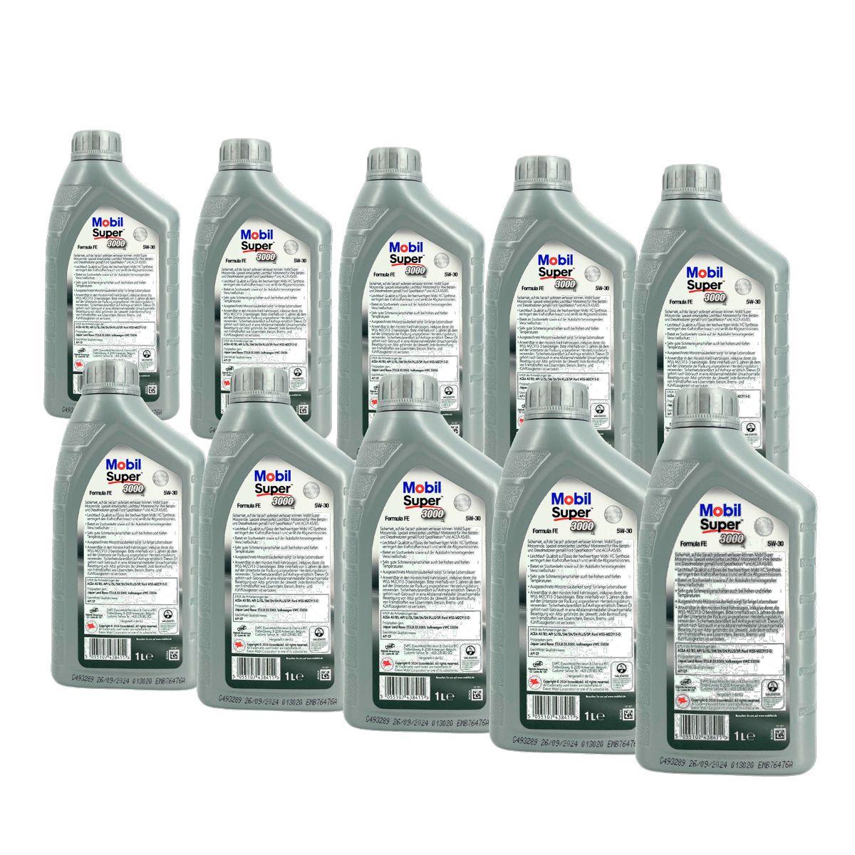 Mobil Super 3000 X1 Formula FE 5W-30 10x1 Liter