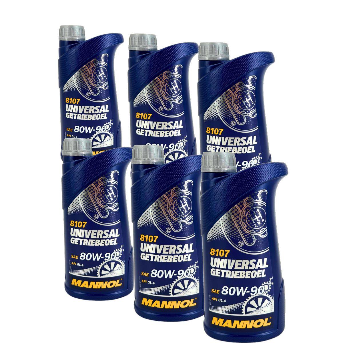 Mannol Universal 80W-90 GL-4 6x1 Liter