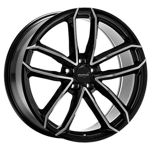 WHEELWORLD-2DRV WH33 black full machined 8.0Jx18 5x112 ET35