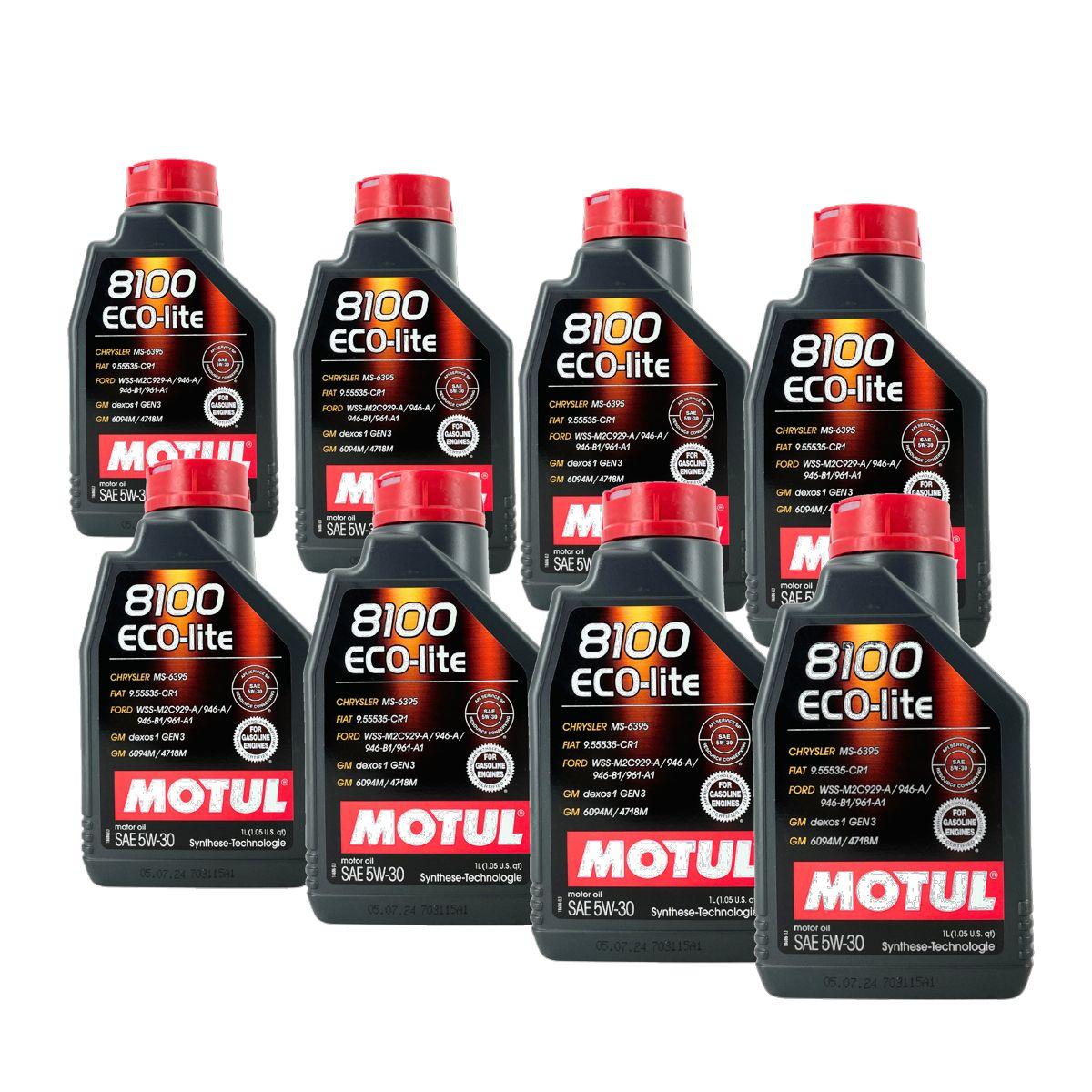 Motul 8100 Eco-lite 5W-30 8x1 Liter