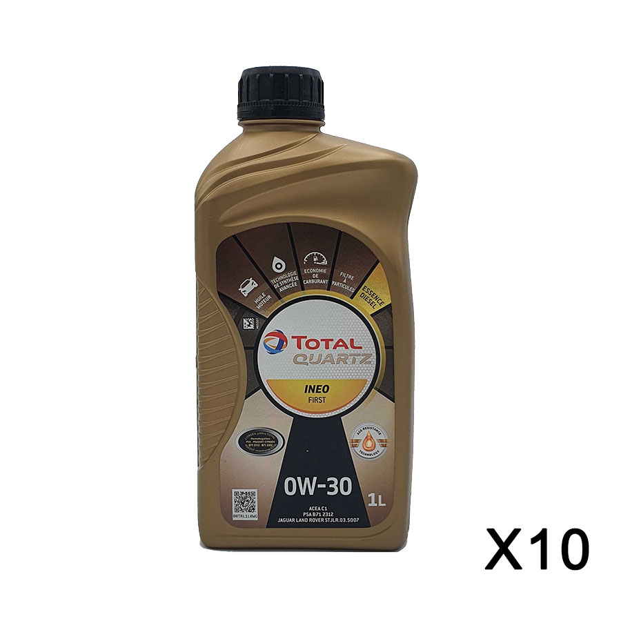 Total Quartz Ineo First 0W-30 10x1 Liter
