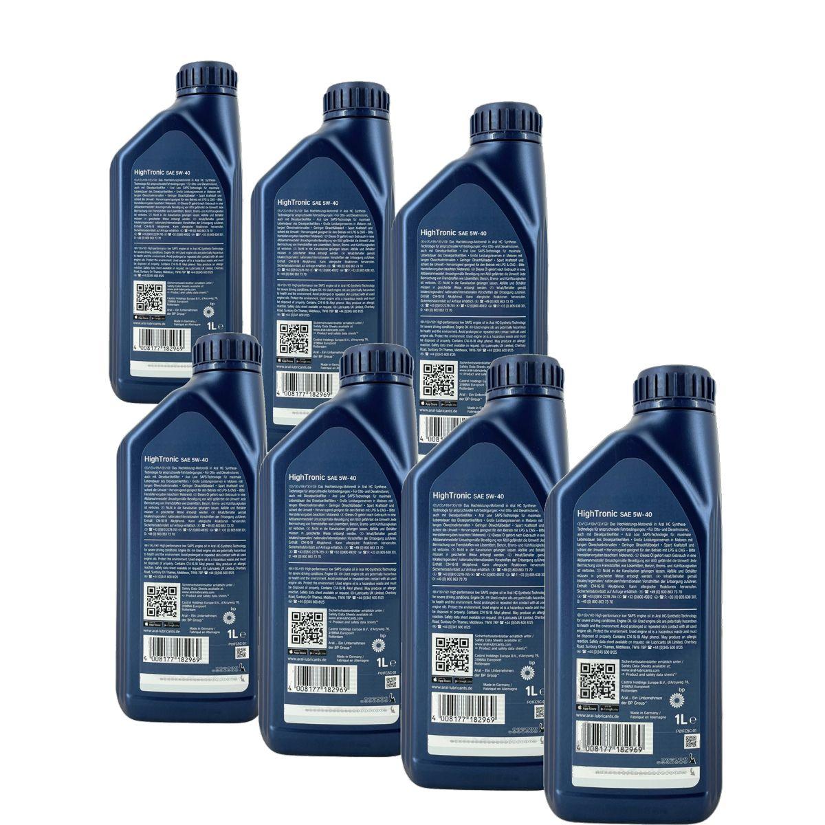 Aral HighTronic 5W-40 7x1 Liter
