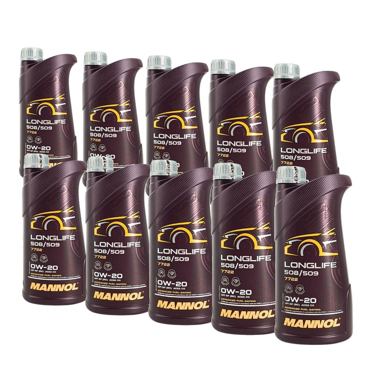 Mannol Longlife 508/509 0W-20 10x1 Liter