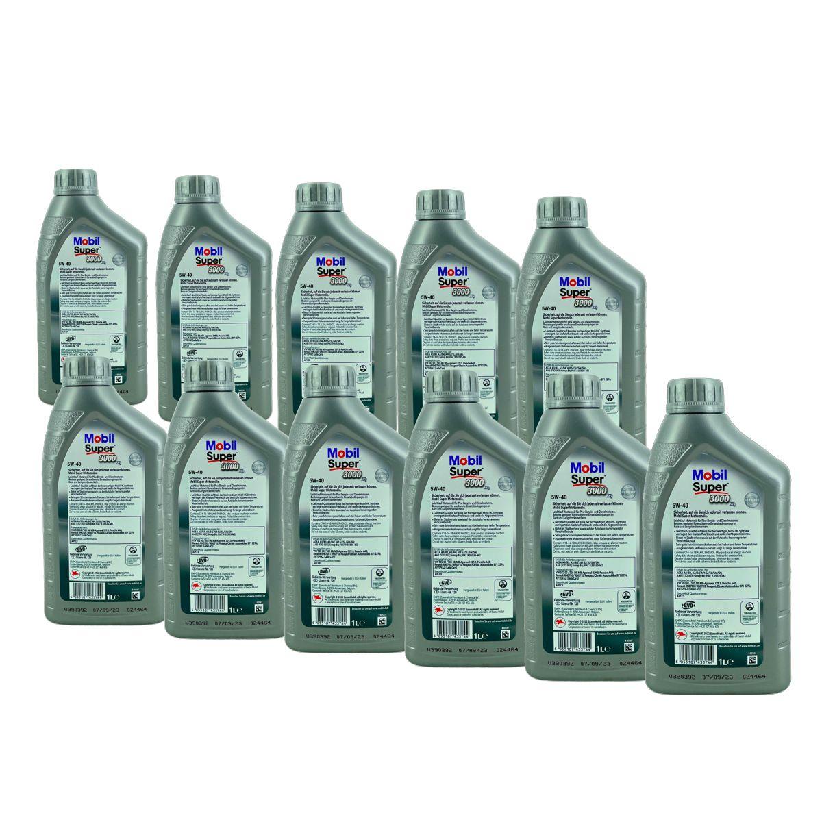 Mobil Super 3000 X1 5W-40 11x1 Liter