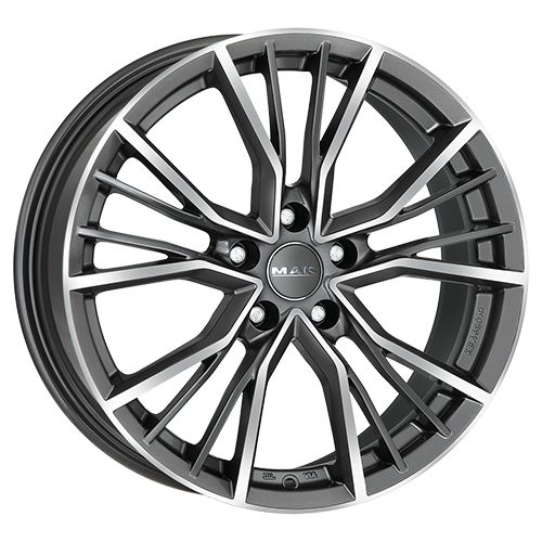 MAK UNION gun metal mirror face 7.0Jx17 5x100 ET48 MAK UNION gun metal mirror face 7.0Jx17 5x100 ET48