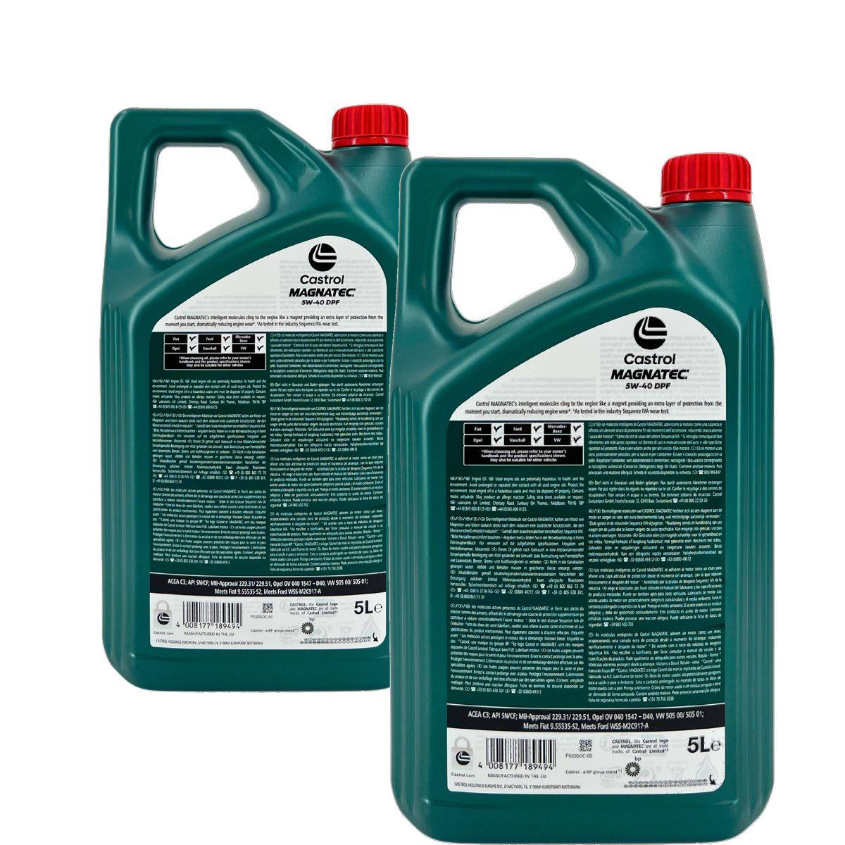 Castrol Magnatec 5W-40 DPF 2x5 Liter