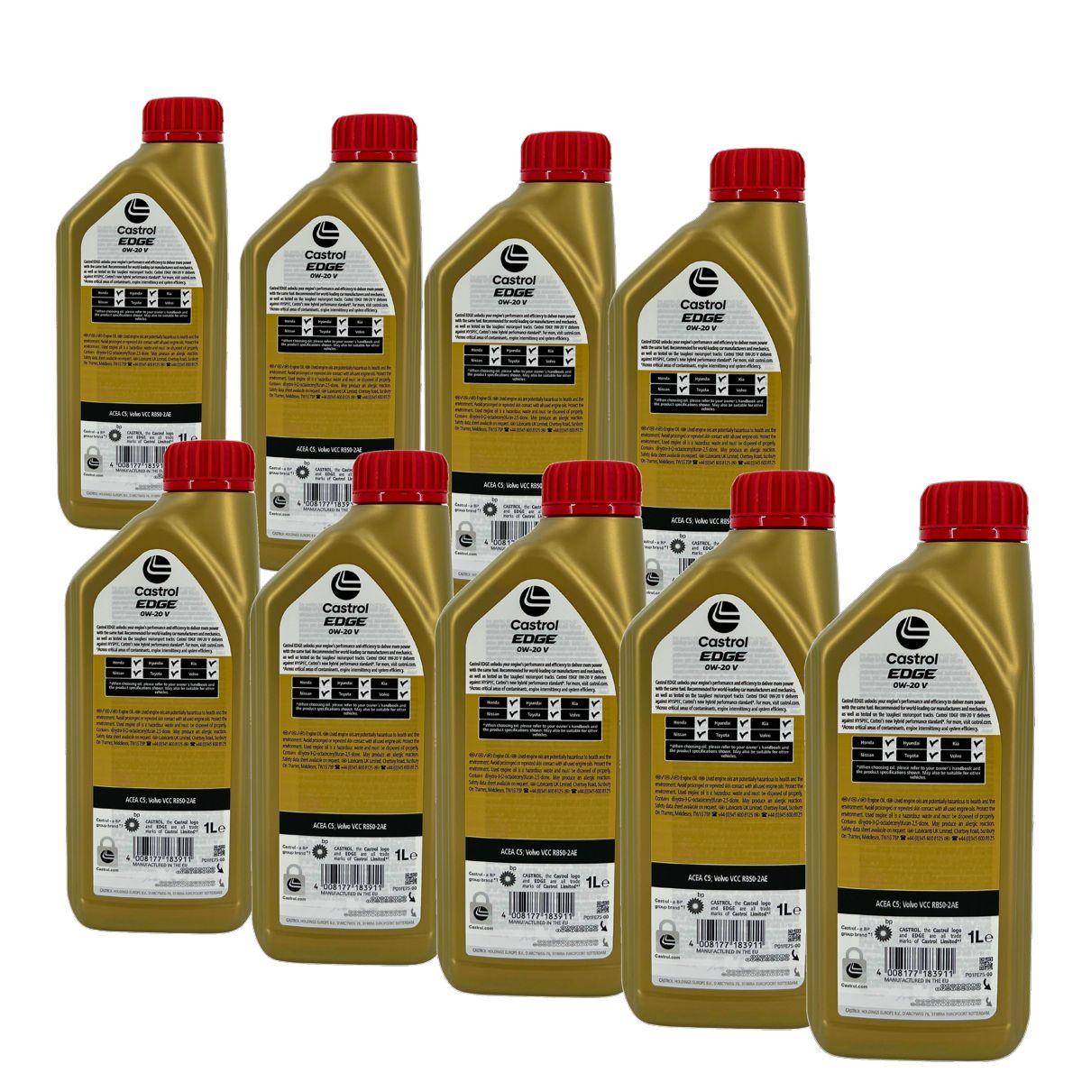 Castrol Edge 0W-20 V 9x1 Liter