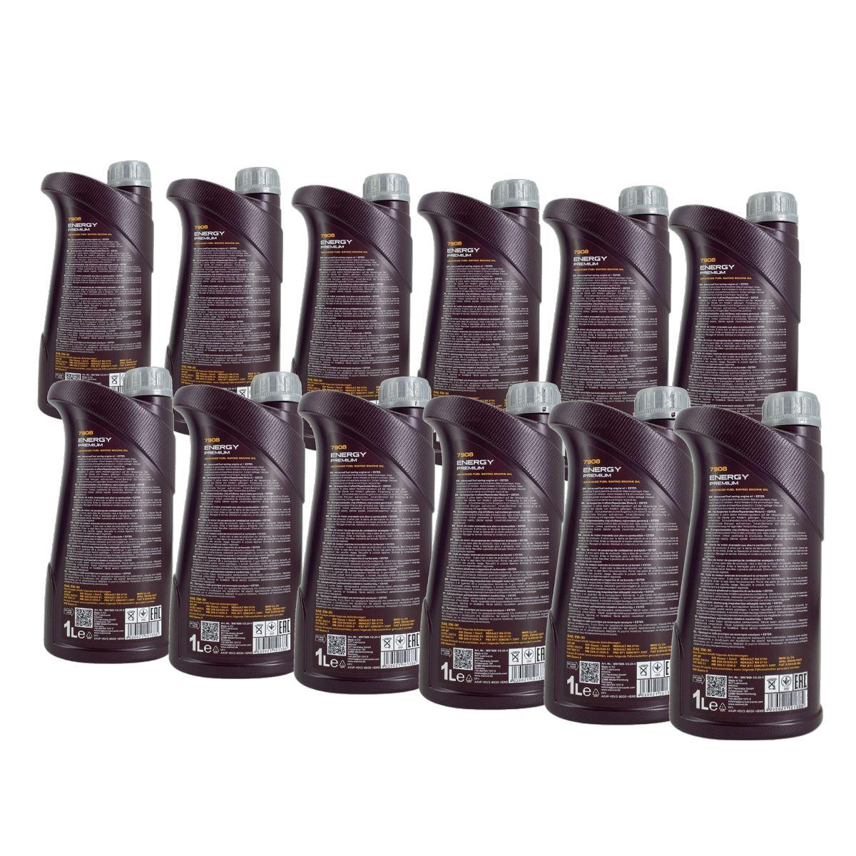 Mannol Energy Premium 5W-30 12x1 Liter