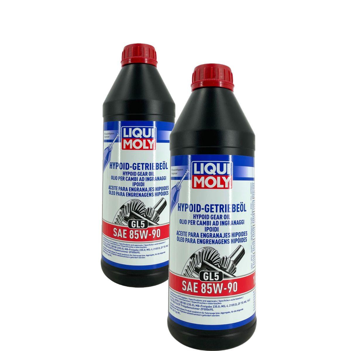 Liqui Moly Hypoid-Getriebeöl (GL5) SAE 85W-90 2x1 Liter