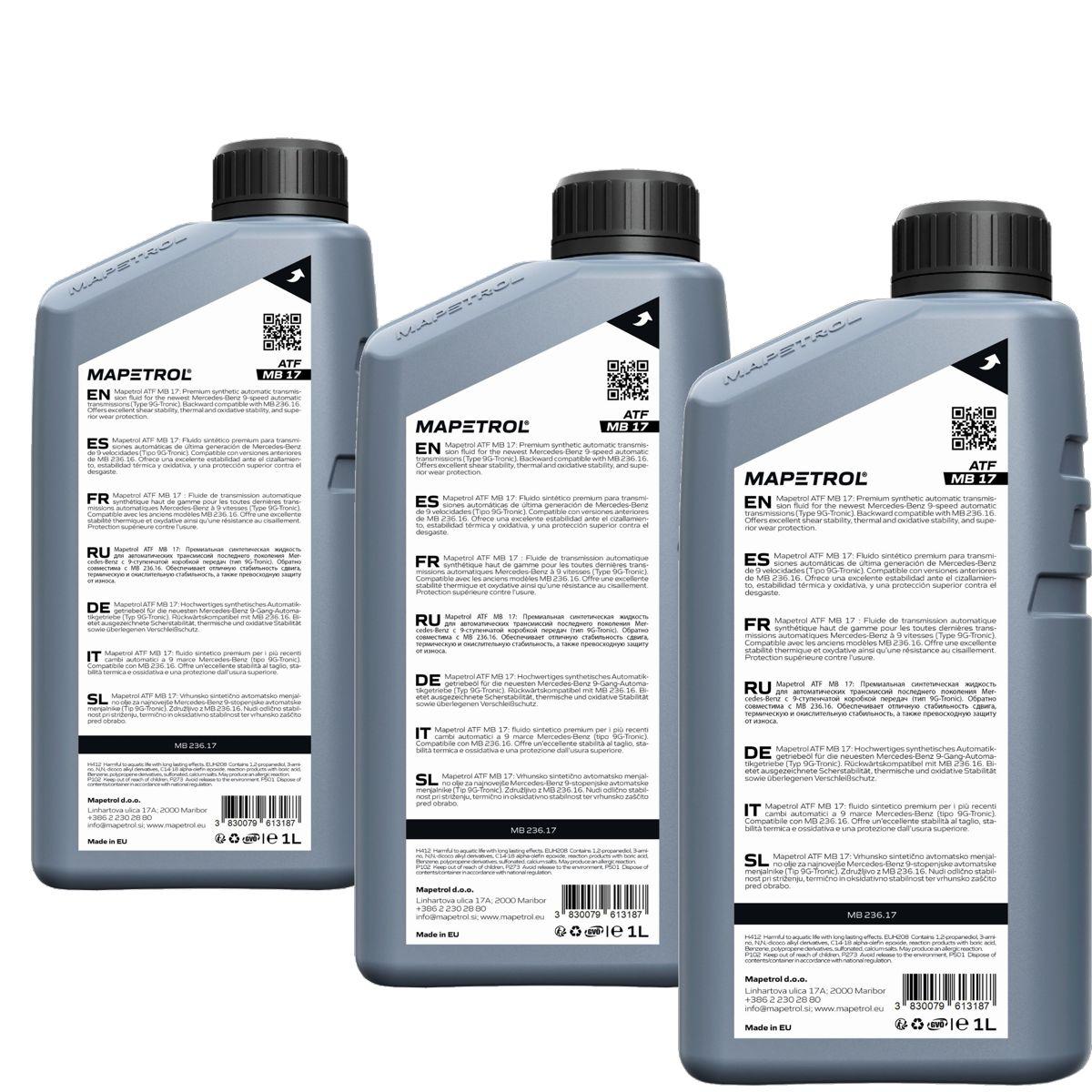 Mapetrol ATF MB 17 3x1 Liter