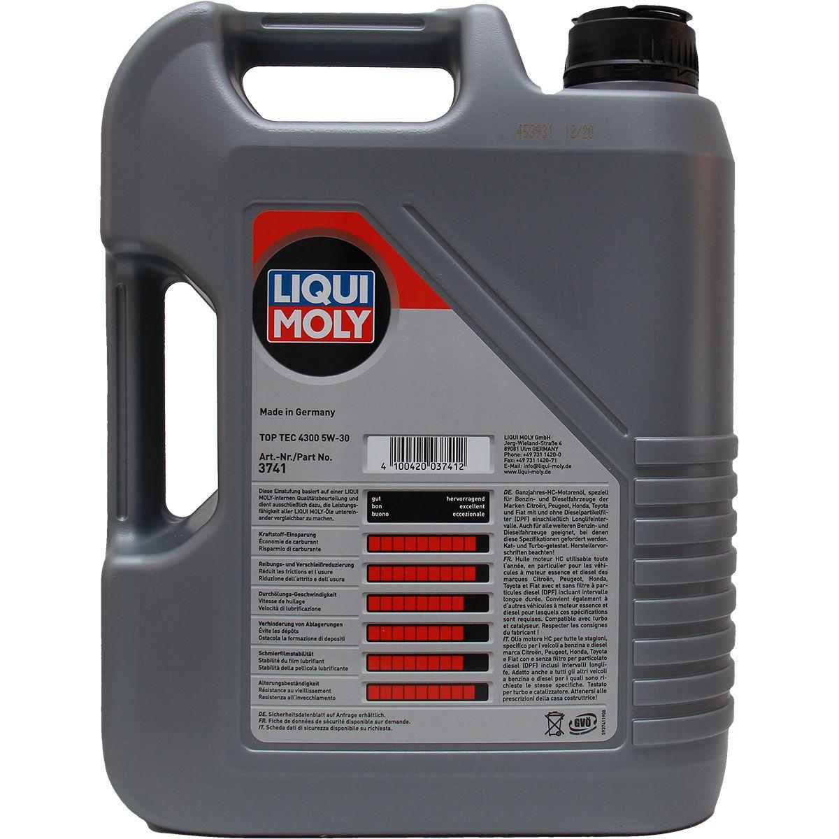 Liqui Moly Top Tec 4300 5W-30 5 Liter