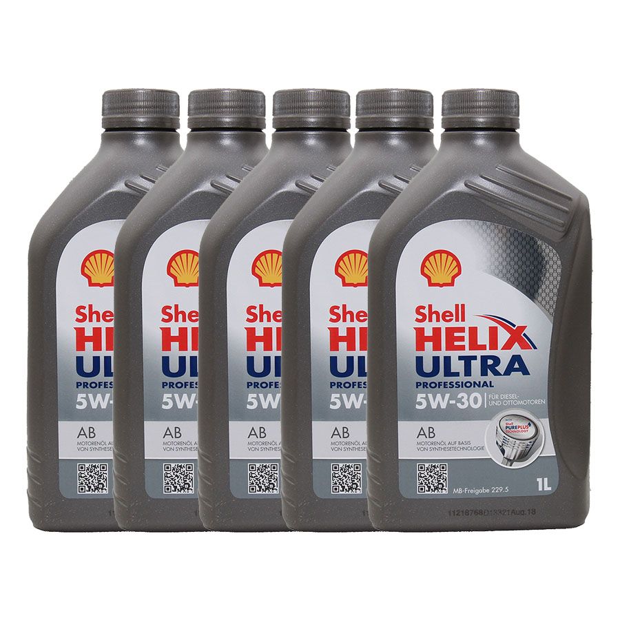 Shell Helix Ultra Professional AB 5W-30 5x1 Liter