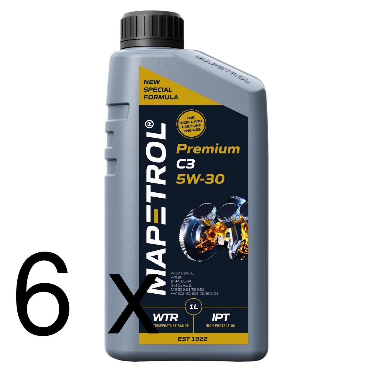 Mapetrol Premium C3 5W-30 6x1 Liter