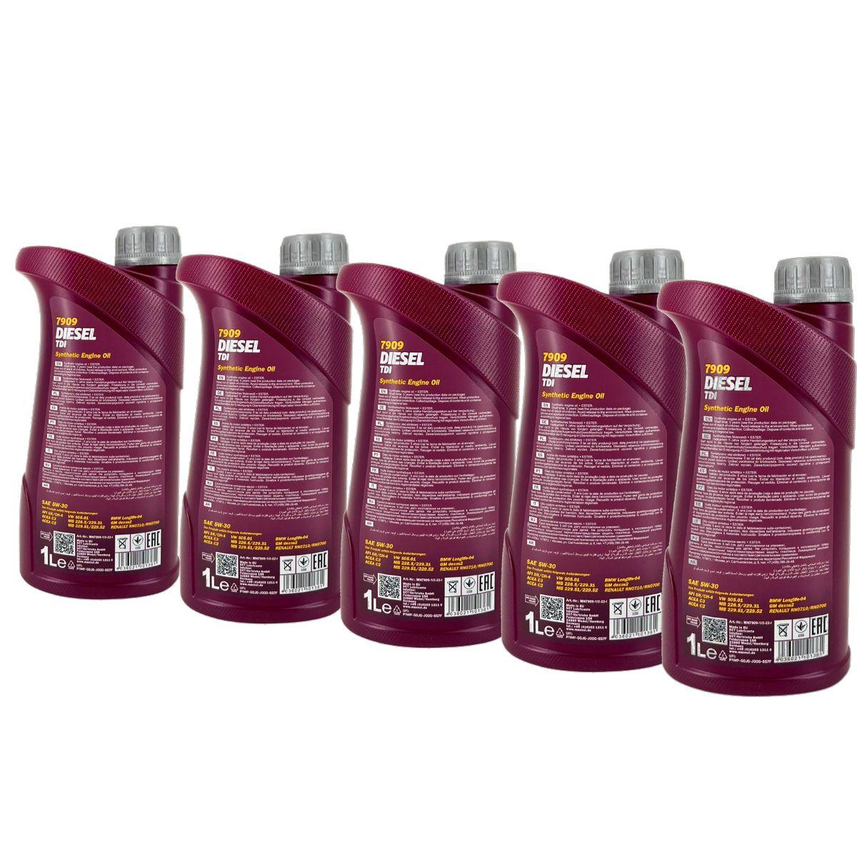 Mannol Diesel TDI 5W-30 5x1 Liter