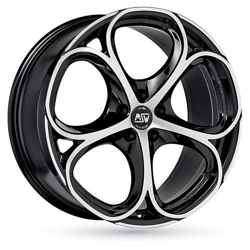 MSW (OZ) MSW 82 gloss black full polished 8.0Jx19 5x110 ET42