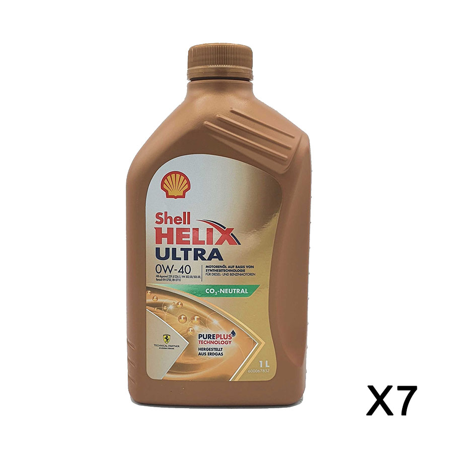 Shell Helix Ultra 0W-40 7x1 Liter