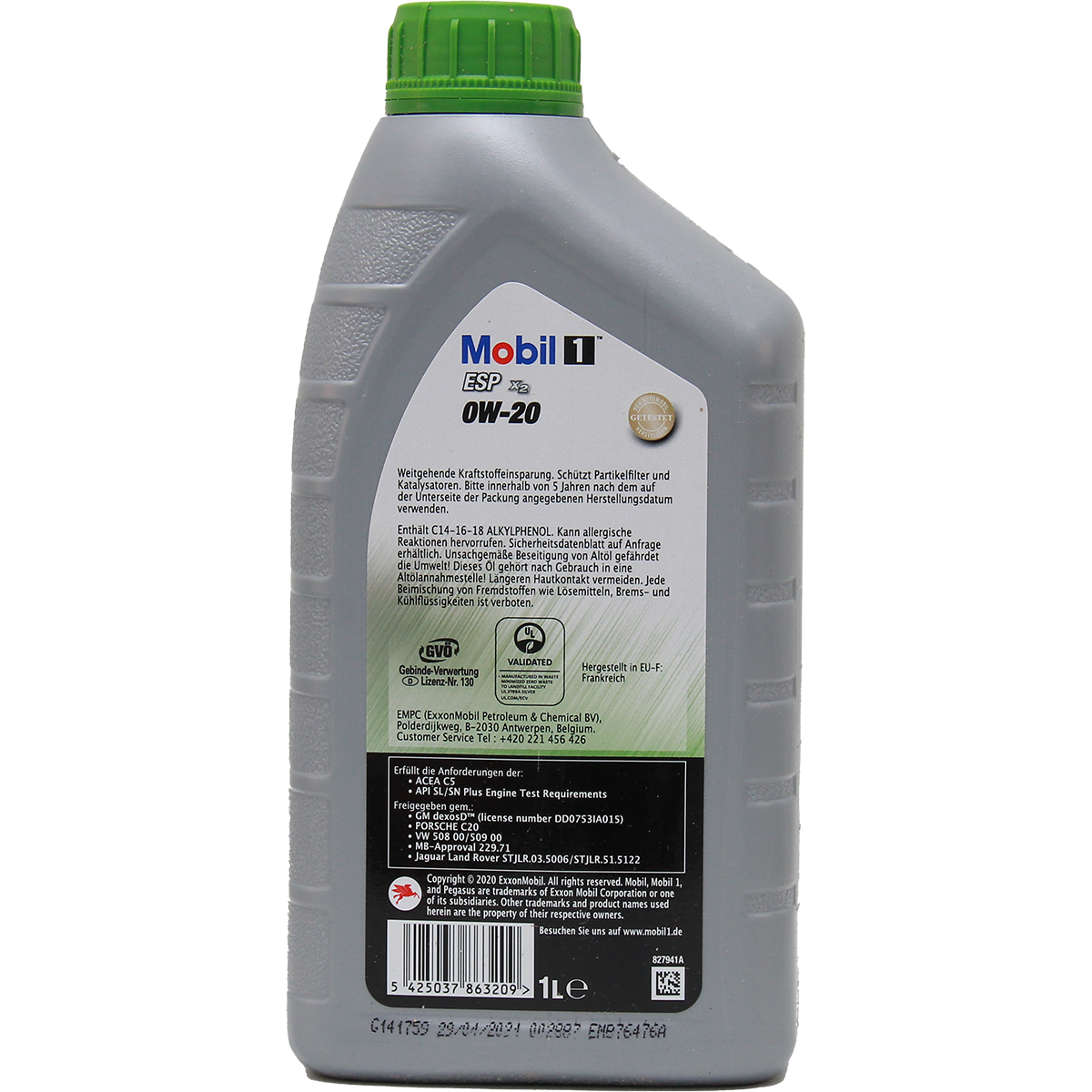 Mobil 1 ESP X2 0W-20 1 Liter