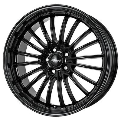 BROCK B24-GP schwarzglanz Horn poliert 8.5Jx19 5x114.3 ET40