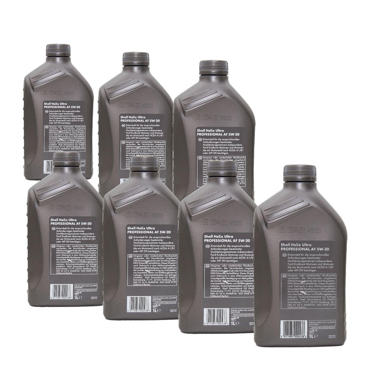 Shell Helix Ultra Professional AF 5W-20 7x1 Liter