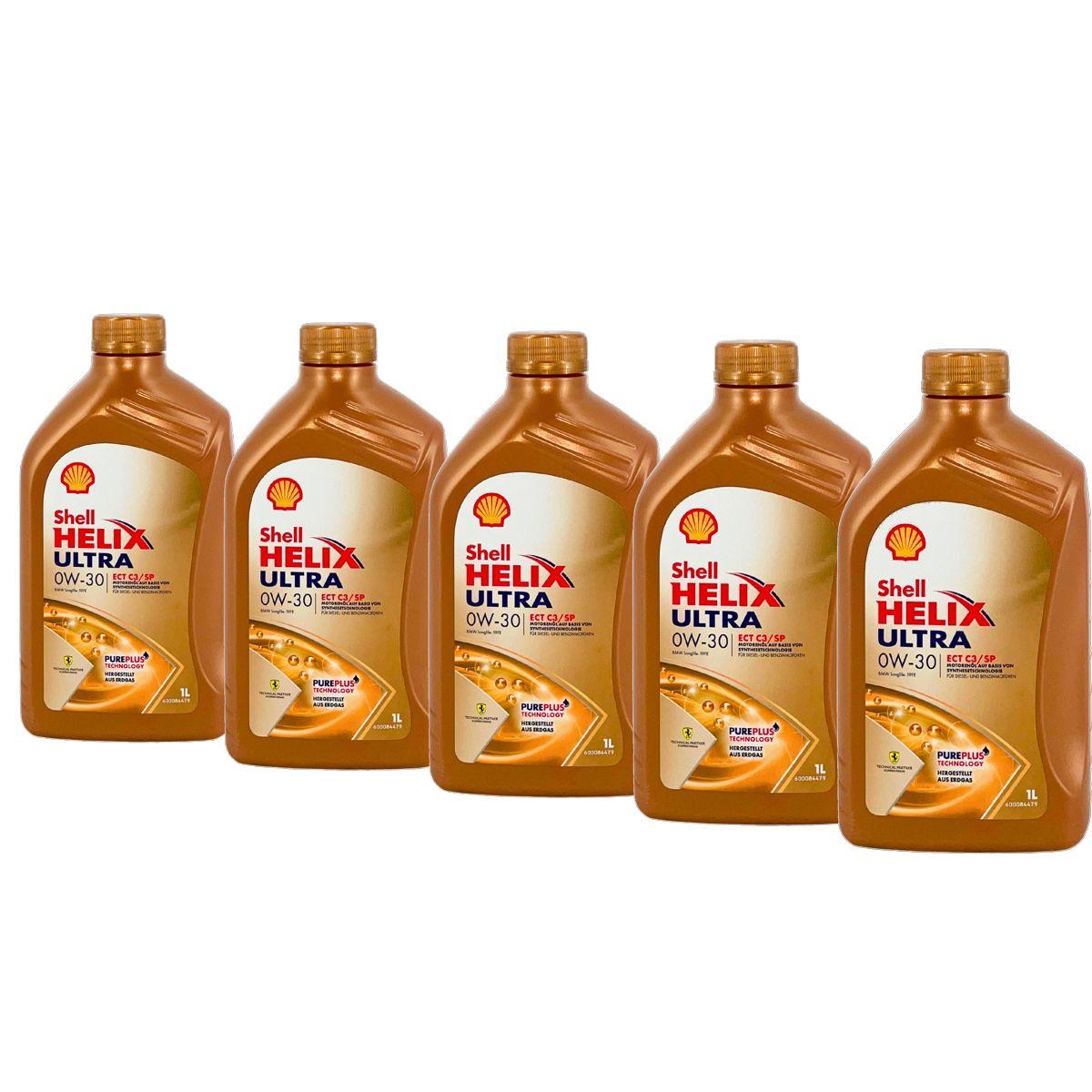 Shell Helix Ultra ECT C3 SP 0W-30 5x1 Liter