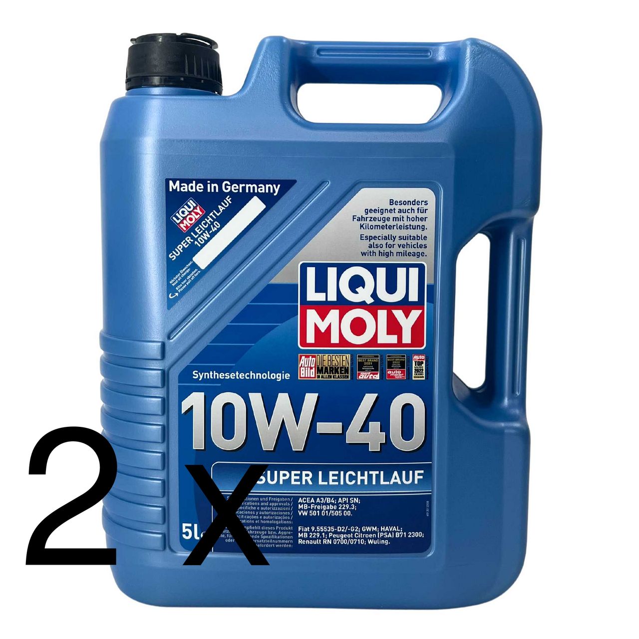 Liqui Moly Super Leichtlauf 10W-40 2x5 Liter