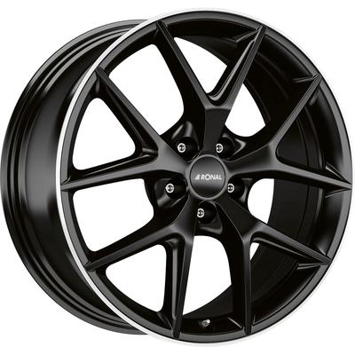 RONAL R75 jetblack-matt-hornkopiert 8.0Jx19 5x112 ET30.1