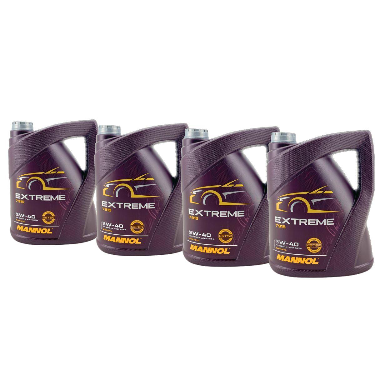 Mannol Extreme 5W-40 4x5 Liter