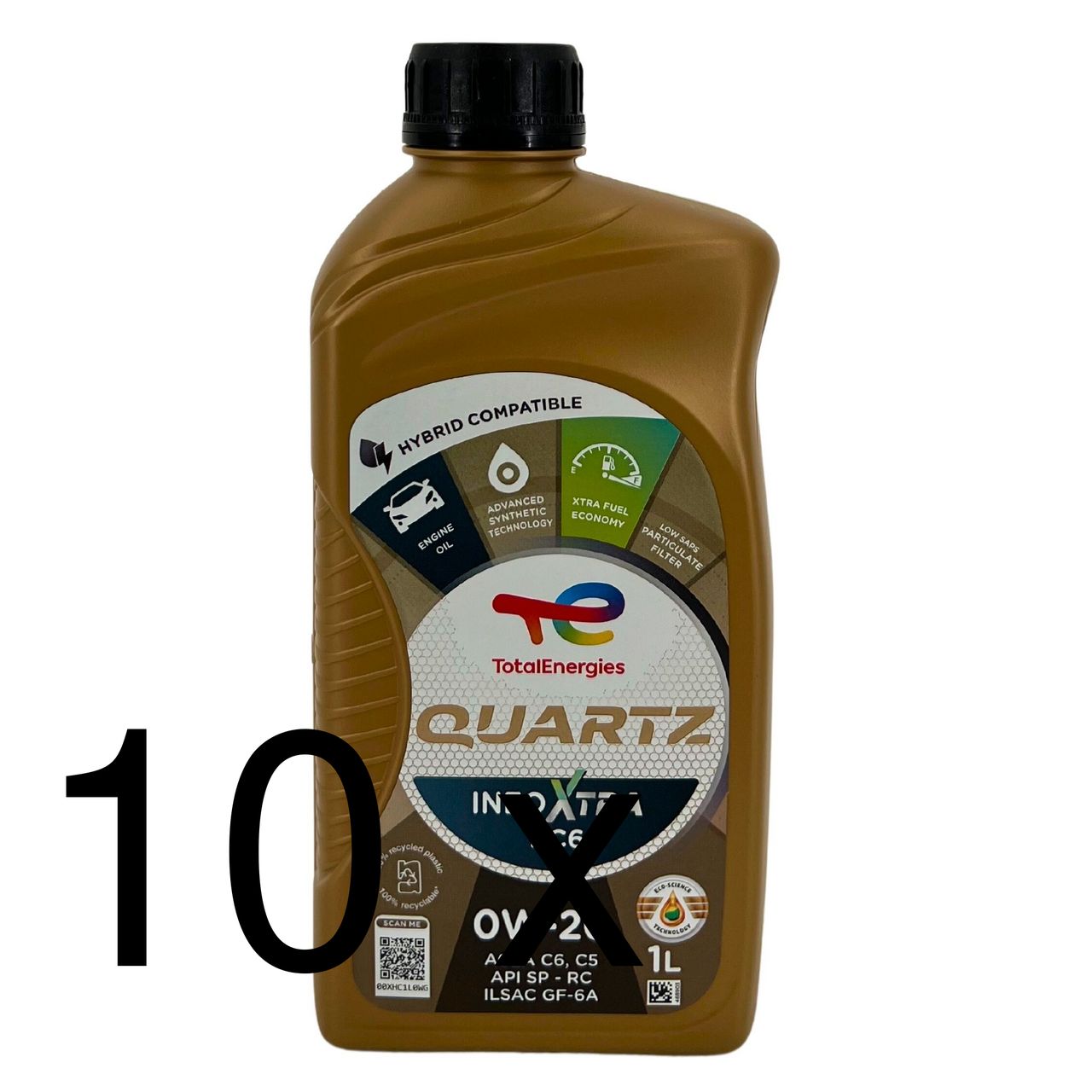 Total Quartz Ineo Xtra EC6 0W-20 10x1 Liter