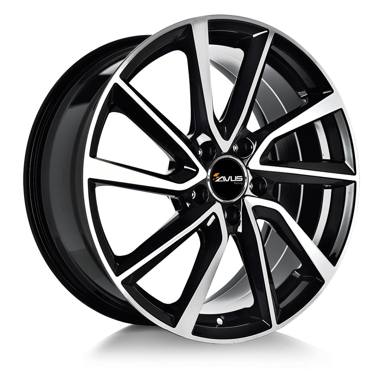 AVUS RACING AC-518 black polished 8.0Jx18 5x112 ET40