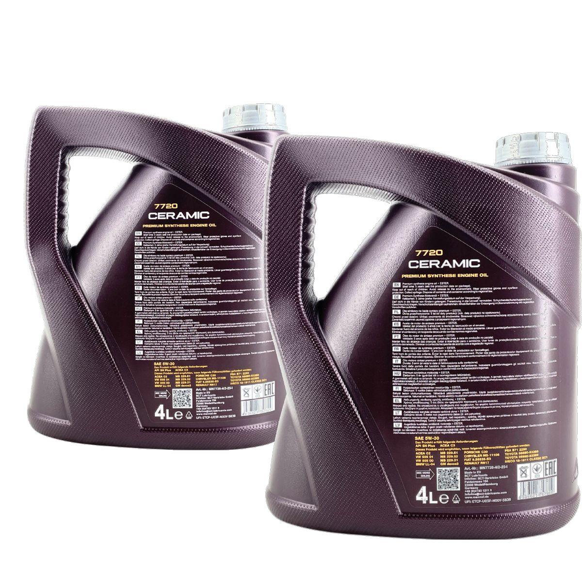 Mannol Ceramic 5W-30 2x4 Liter