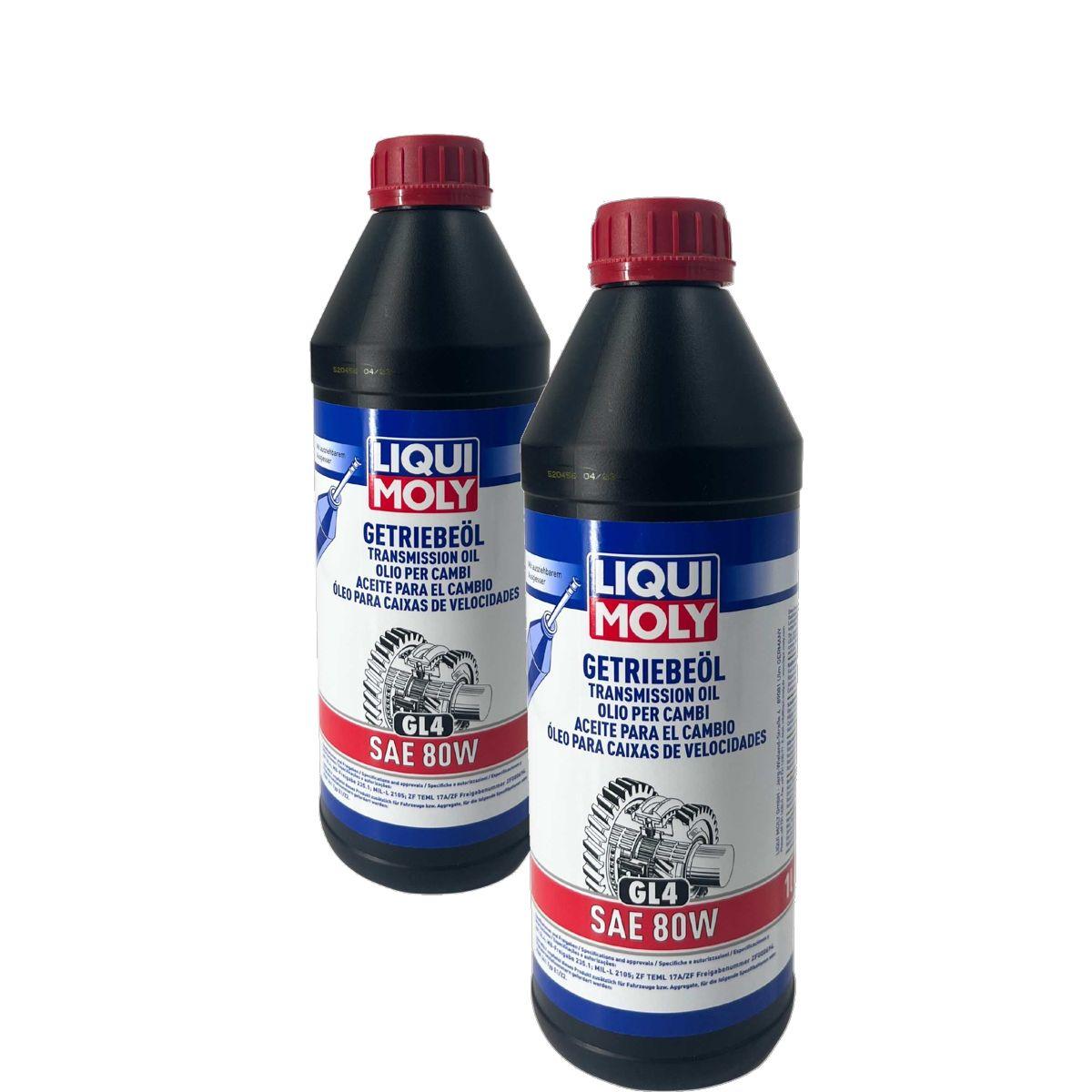 Liqui Moly Getriebeöl (GL4) SAE 80W 2x1 Liter