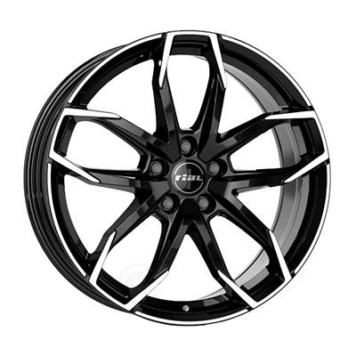 Rial Lucca Diamant schwarz frontpoliert 6.5x17 4x108 ET20