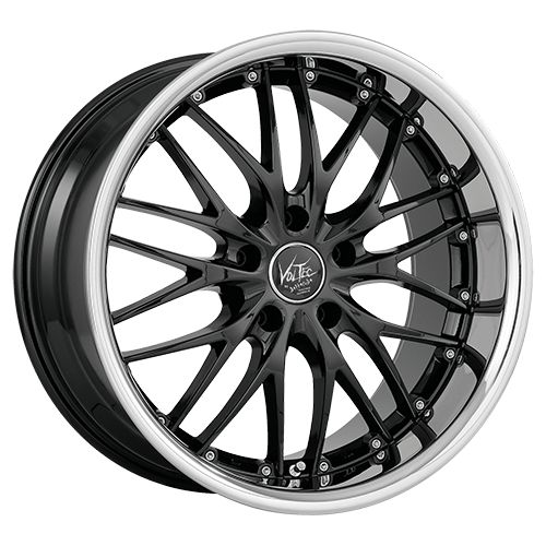 BARRACUDA VOLTEC T6 Higloss-Black/Inox-Lip 7.0Jx17 4x100 ET38