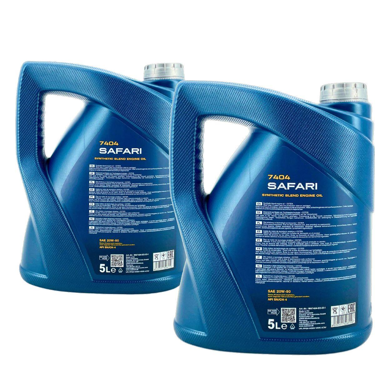 Mannol Safari 20W-50 2x5 Liter