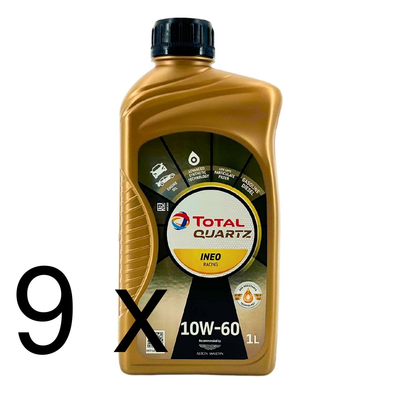 Total Quartz Ineo Racing 10W-60 9x1 Liter
