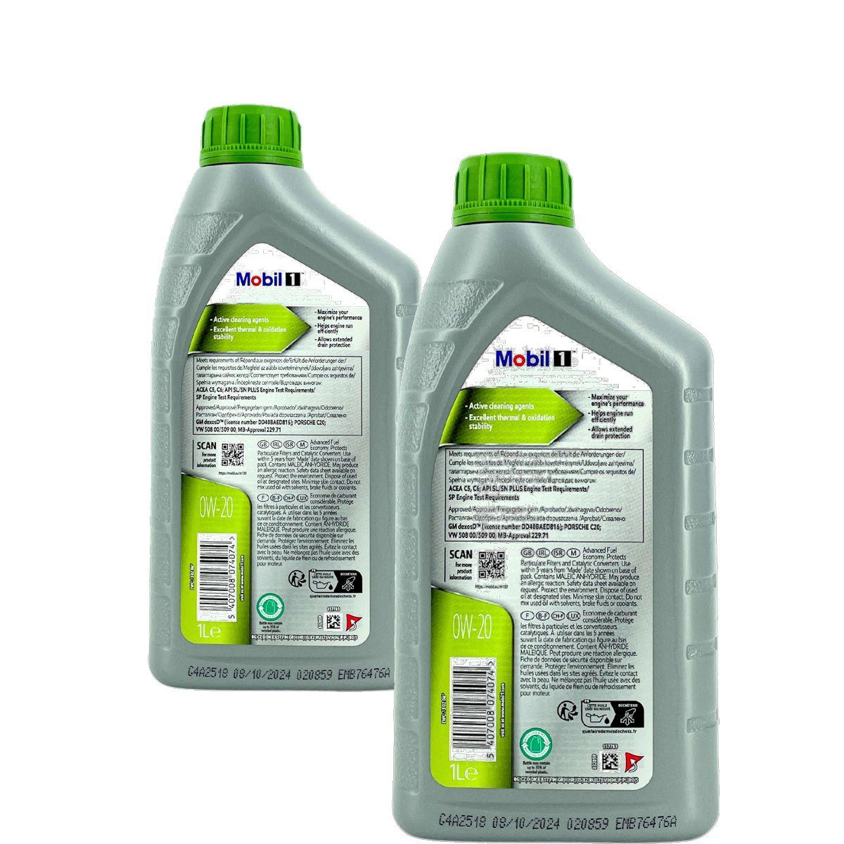 Mobil 1 ESP X2 0W-20 2x1 Liter