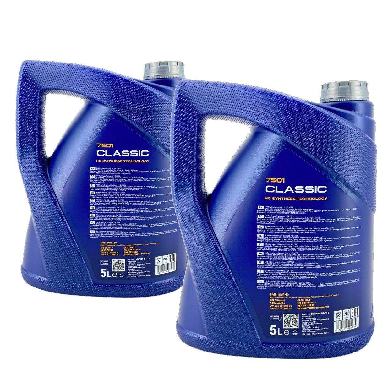 Mannol Classic 10W-40 2x5 Liter