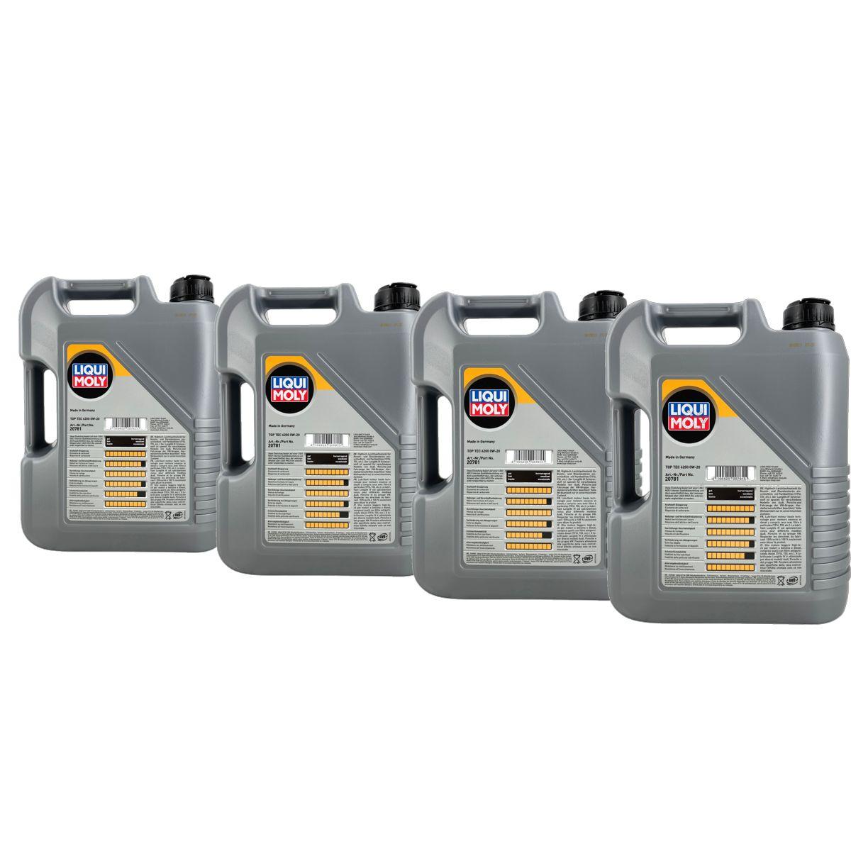 Liqui Moly Top Tec 6200 0W-20 4x5 Liter